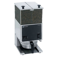 Bunn LPG-2E Low Profile Portion Control Coffee Grinder - Dual Hoppers 26800.0000 