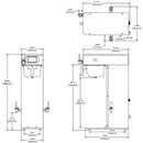 Bunn ICB Infusion Series Tall Coffee Brewer - Dual Voltage 