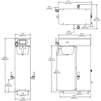 Bunn ICB Infusion Series Tall Coffee Brewer - Dual Voltage 