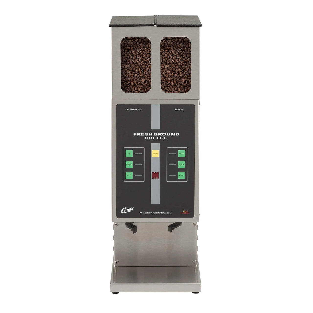 Wilbur Curtis ILGD-10 Twin Coffee Grinder with Digital InterLock 