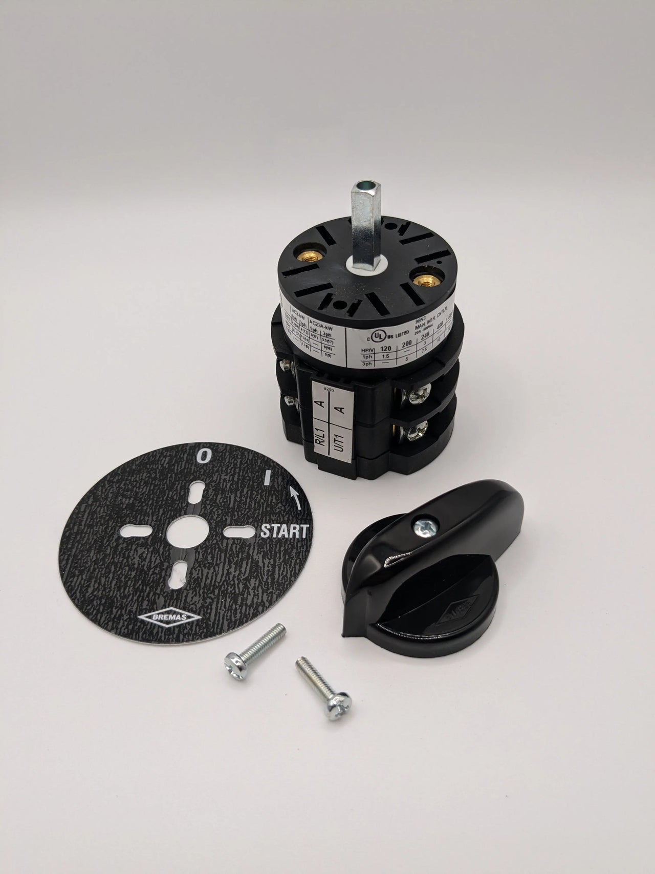 Two Pole Rotative Switch with Aux. Phase (Part: M28166 / S000INA13/BQQ) 
