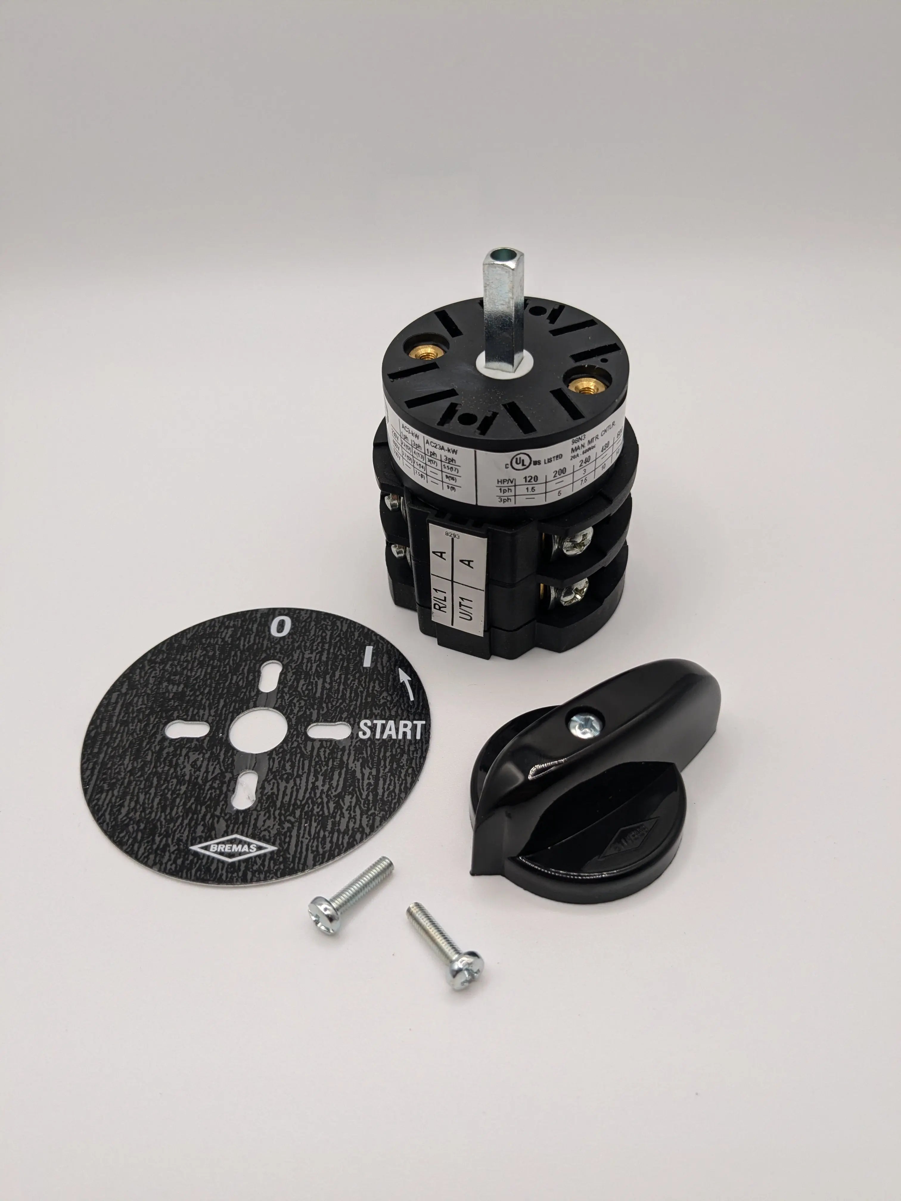 Two Pole Rotative Switch with Aux. Phase (Part: M28166 / S000INA13/BQQ) 