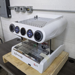 OPEN BOX: La Spaziale S21 EK Spazio Compact 2 Group 110V - White - Commercial Espresso Machine