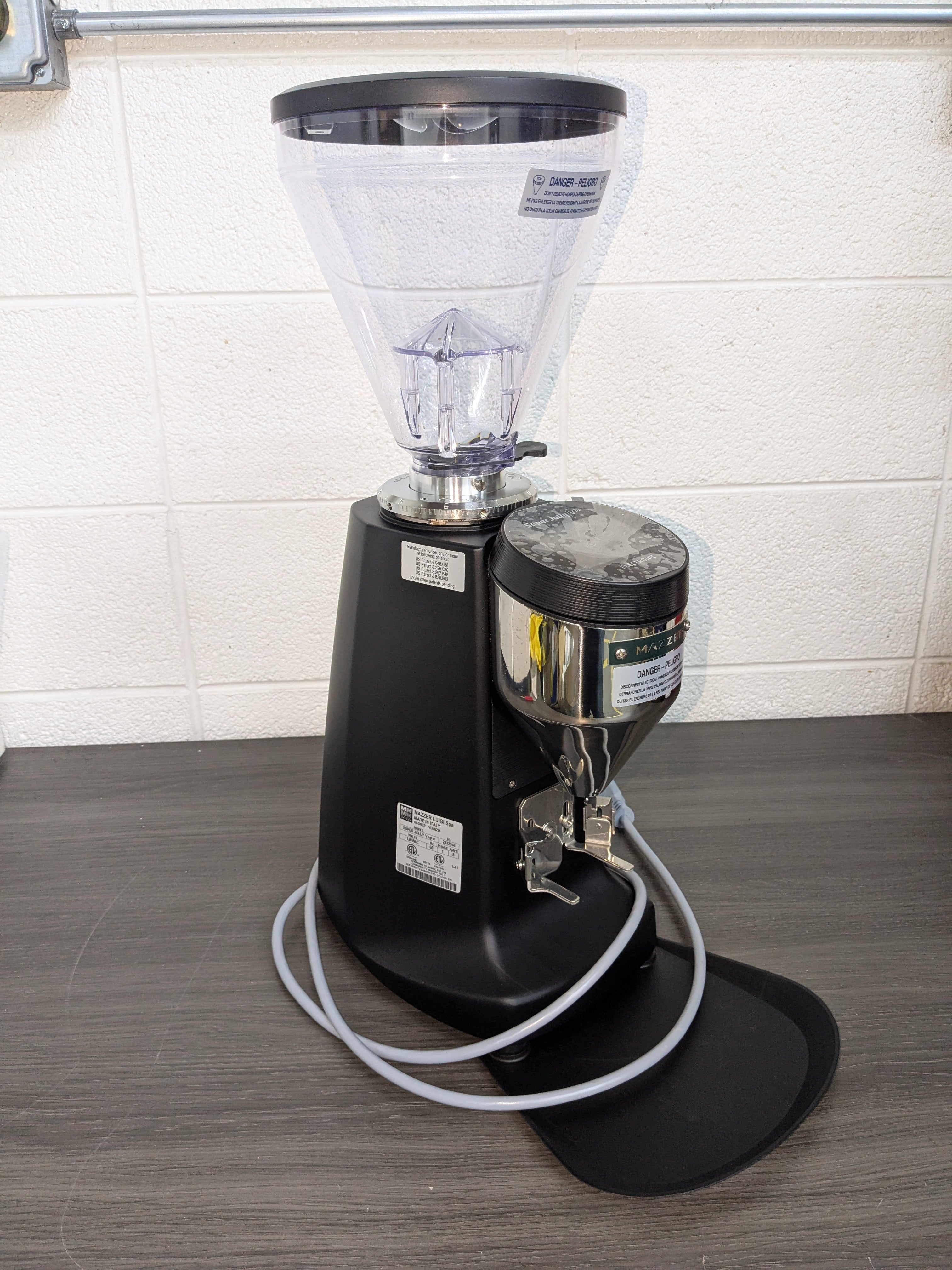 OPEN BOX Mazzer Super Jolly V Up Electronic Espresso Grinder - Black - S#2332546