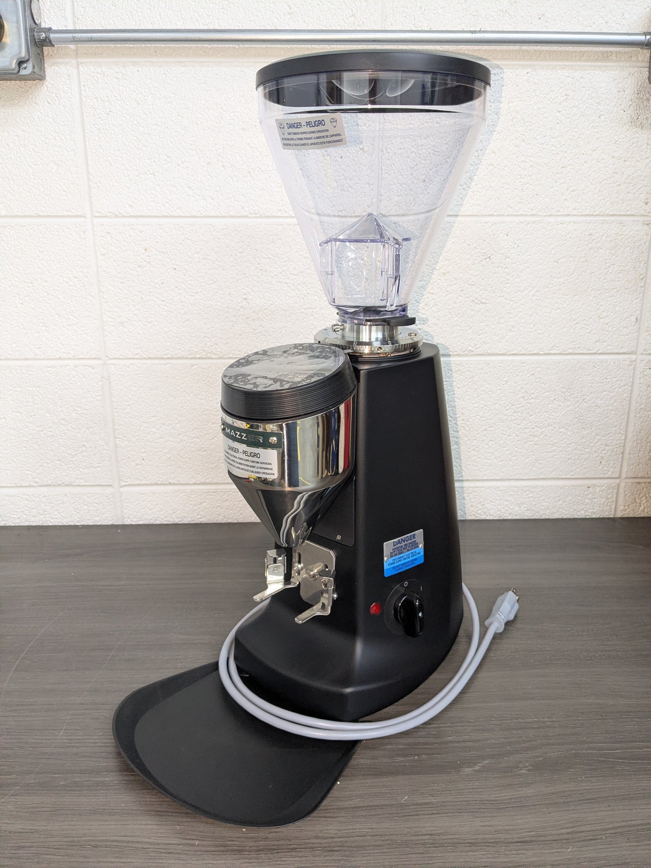 OPEN BOX Mazzer Super Jolly V Up Electronic Espresso Grinder - Black - S#2332546