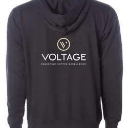 Voltage Black Midweight Hoodie 