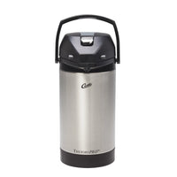Wilbur Curtis 2.5L Stainless Lined Airpot with Lever Handle 