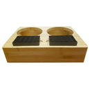 Bamboo Double Coffee Airpot Rack 