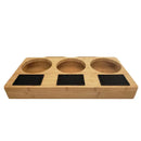 Bamboo Triple Coffee Airpot Rack 