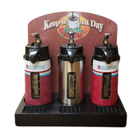 Bamboo Triple Coffee Airpot Rack 