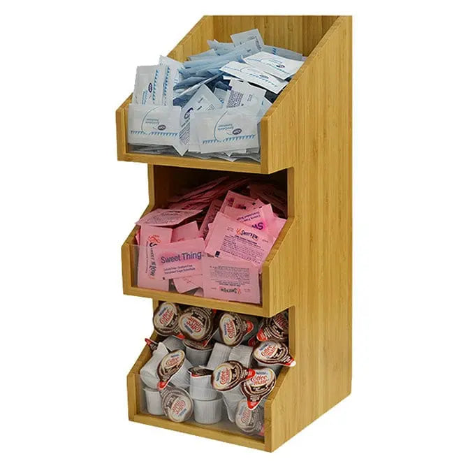 Bamboo 3 Tier Condiment Station 