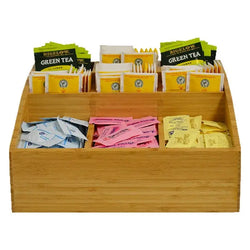 Bamboo 9 Section Condiment Rack 