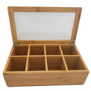 Bamboo 8 Section Tea Box 