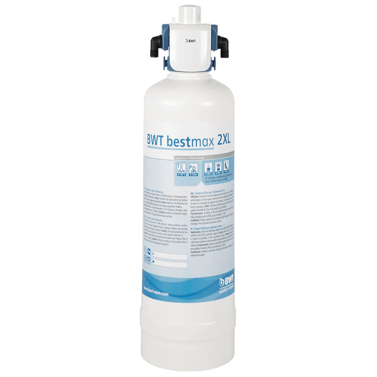 BWT Bestmax Filter Kit w/ Besthead FLEX - Limescale Protection