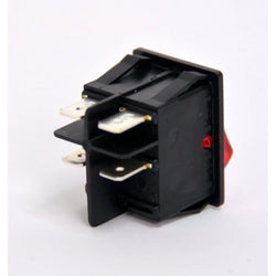 CP Red Bipolar Switch with Indicator Lamp Button 250v 16a Caps / Knobs / Switches