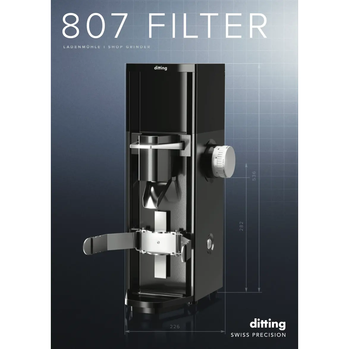 Image of Ditting 807 Filter Coffee Grinder - Voltage Coffee Supply™