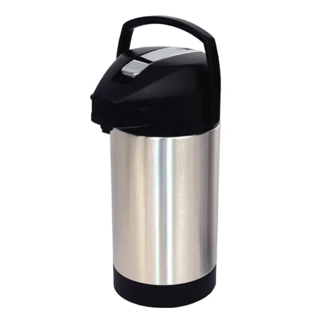 Image of Fetco Stainless Lined Lever Airpot Server 2.2L, 2.5L, 3.0L, 3.8L - Voltage Coffee Supply™