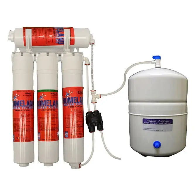 Homeland 4 Stage Reverse Osmosis RO Water Filtration System 