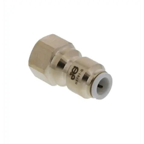 HHD John Guest Female Flare Brass Adapter 1/4" Tube x 1/4" MI4508F4S Fittings & Adapters