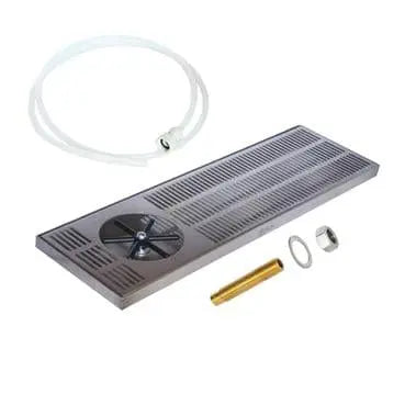 Krome Surface Mount Pitcher Rinser with Drain & Stainless Steel Disc Upgrade - Multiple Sizes