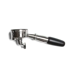 Image of La Marzocco Double Spouted Portafilter Fixed Spout Wood Maple Walnut Stainless - Voltage Coffee Supply™
