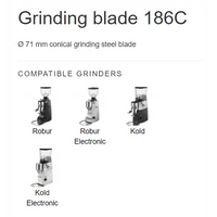 Image of Mazzer Kold Robur Electronic Grinder Conical Burr Set 186C 71mm - Voltage Coffee Supply™
