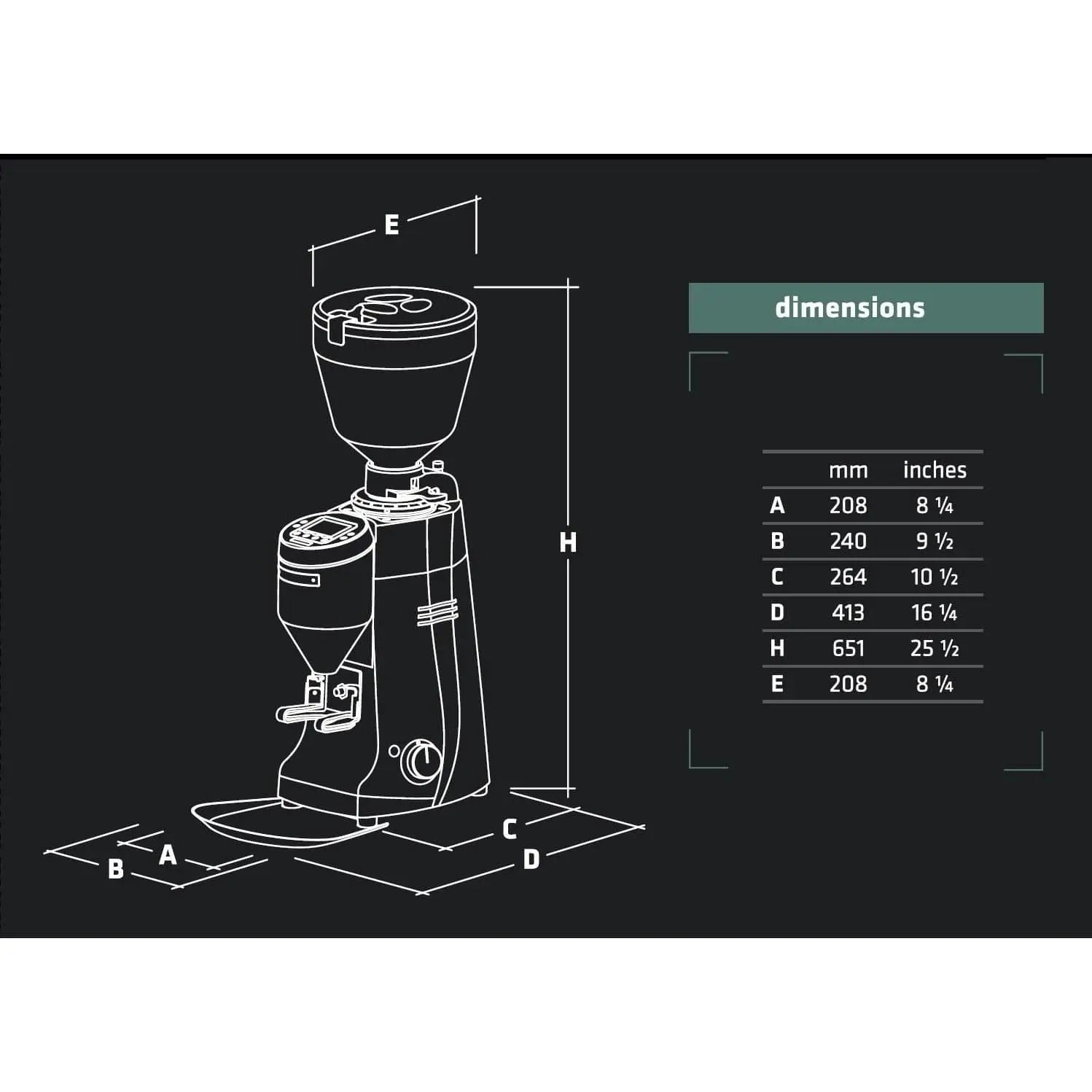 Image of Mazzer Kony S Electronic Espresso Grinder - Voltage Coffee Supply™
