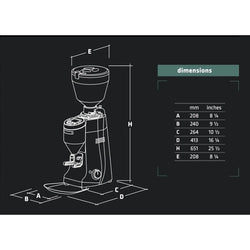 Image of Mazzer Kony S Electronic Espresso Grinder - Voltage Coffee Supply™