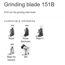 Image of Mazzer Major Royal ZM Grinder Burr Set 151B 83mm - Voltage Coffee Supply™