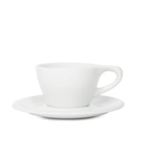 notNeutral notNeutral Lino Double Cappuccino Cup & Saucer - One Dozen Cups & Mugs White