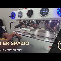 OPEN BOX: La Spaziale S21 EK Spazio Compact 2 Group 110V - White - Commercial Espresso Machine