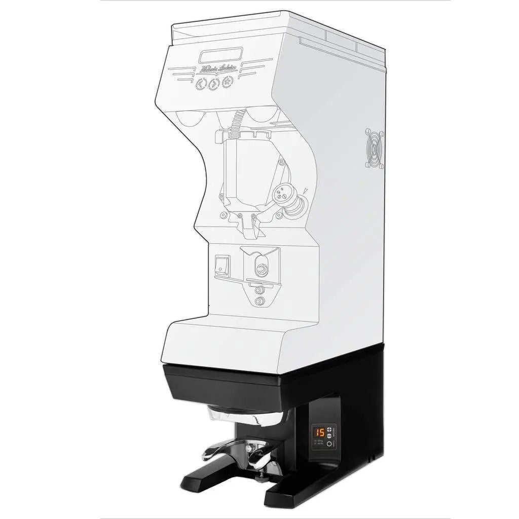 Image of Puqpress Gen 5 M2 Automatic Tamper for Simonelli Mythos Grinders - Voltage Coffee Supply™