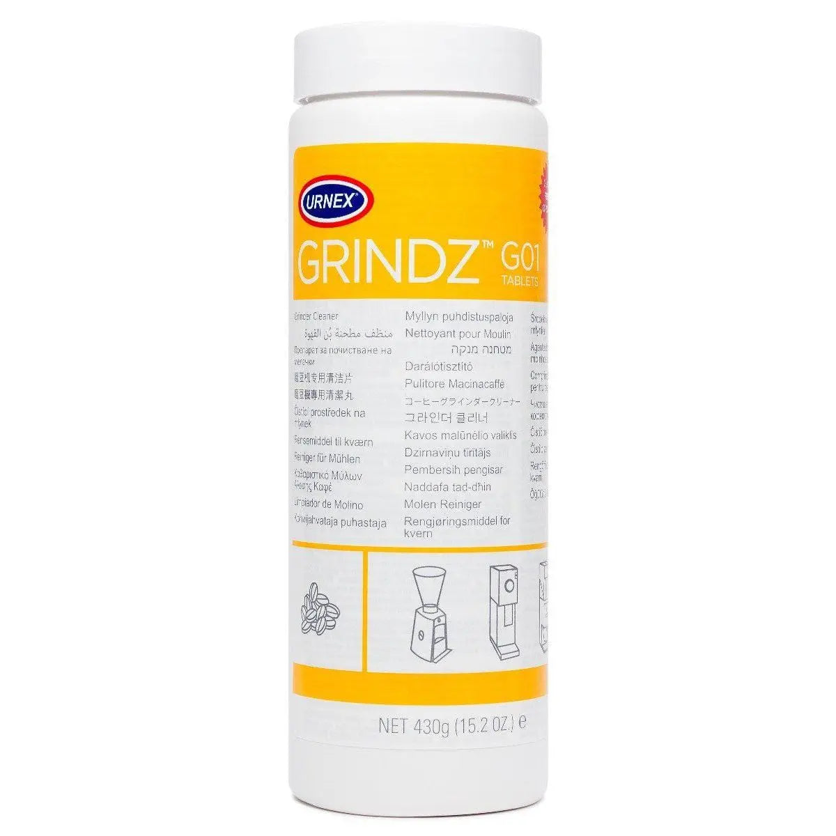 Image of Urnex Grindz Grinder Cleaning Tablets 15.2oz. 430g - Voltage Coffee Supply™